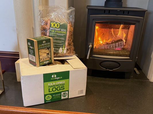 Premium Kiln Dried Logs - Fire Kit