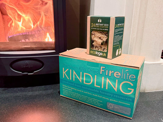Kindling Wood Box & Lighting Kit